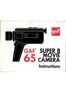 GAF 65 manual. Camera Instructions.